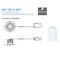 Jesco Downlight LED 3 Round Trimless Recessed with Mudin Flange  15W 5CCT 90CRI WH RLF-3515-RTL-SW5-WH - alternate 2
